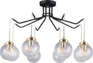Люстра потолочная Victoria Lighting Miracle/PL8 8x5 Вт E14 черный/золото