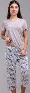 Пижама женская Roksana Felicity 716/15181 р. L бежевый с рисунком