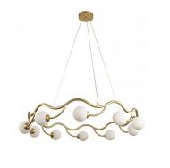 Люстра підвісна Altalusse 10x40 Вт G9 золото INL-9500P-10 Gold