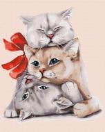 Картина по номерам Пушистые подарки BS52896 40х50 см Brushme