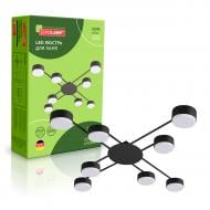 Люстра потолочная Eurolamp iron Glow 8xGX70 черный LED-LR-8хGX70(black)