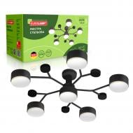 Люстра потолочная Eurolamp Iron Glow 6xGX70 черный LED-LR-6хGX70(black)