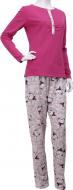 Пижама женская Roksana Pink Bear 504/16001 р. L бордовый- бежевый