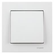 Вимикач одноклавішний Nilson Moda з підсвіткою білий 21112002