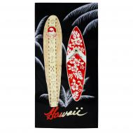 Полотенце Honolulu Hawaii черный 75x150 см Home Line
