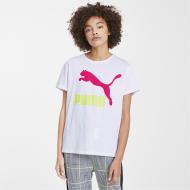 Футболка Puma Classics Logo Tee 59551497 р.XS білий