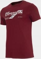 Футболка 4F H4Z21-TSM025-60S р.XL бордовий