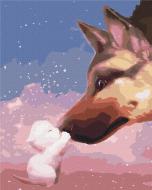 Картина по номерам Смелый друг BS37432 40х50 см Brushme