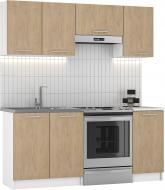 Кухня Грейд Дуб сонома NEW ДСП 1,8м дуб кремона торро/белый