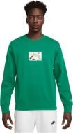 Свитшот Nike M NK Club BB CRW Reissue HV1244-324 р.S зеленый