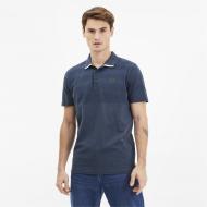 Поло Puma Ferrari Striped Polo 59612305 р.S темно-синий