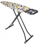 Гладильная доска Clean&Dry MAROON 40 x118 см моноблок с розеткой (перья желто-черные) CD11840MPLE-1