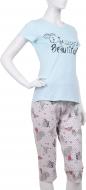 Пижама женская Roksana Mouse 782/12008 р. S голубой с бежевым Пижама женская Roksana Mouse 782/12008 р. S голубой с бежевым