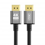 Кабель Xo GB018B-DP DisplayPort to DisplayPort v1.2 5 м серебристый (GB018B-DP.tranish)