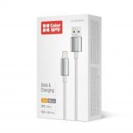 Дата-кабель ColorWay USB - Apple Lightning (zinc alloy braided) 3А 1 м white (CW-CBUL098-WT) Дата-кабель ColorWay USB - Apple Lightning (zinc alloy braided) 3А 1 м white (CW-CBUL098-WT)