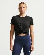 Футболка Nike W NK ONE CLASSIC TWST SS HJ1054-013 р.S черный
