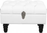 Пуф Sensio для зберігання Dutch 51х33,5х33 мм білий (15B169)