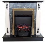 Каминокомплект ASTRA FLAME Иллинойс black + HORTON BRASS Каминокомплект ASTRA FLAME Иллинойс black + HORTON BRASS