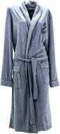 Халат велюровый Land синий S