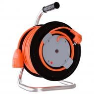 Удлинитель садовый Neomax с заземлением черный/оранжевый 25 м NX611025-1