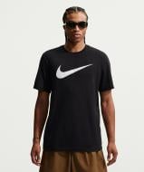 Футболка Nike Sportswear Swoosh DC5094-010 р.M-T черный Футболка Nike Sportswear Swoosh DC5094-010 р.M-T черный
