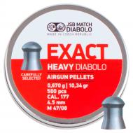 Пули пневматические JSB Diablo Exact Heavy 4,52 мм 0,67 г 500 шт.