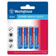 Батарейка Westinghouse Super Heavy Duty AAA (R03, 286) 4 шт. (R03P-BP4) Батарейка Westinghouse Super Heavy Duty AAA (R03, 286) 4 шт. (R03P-BP4)