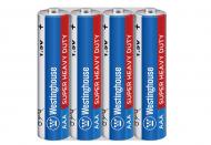 Батарейка Westinghouse Super Heavy Duty AAA (R03, 286) 4 шт. (R03P-SP4) Батарейка Westinghouse Super Heavy Duty AAA (R03, 286) 4 шт. (R03P-SP4)