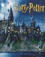 Алмазная мозаика Harry Potter: Хогвартс ночью ©Warner Bros. Ideyka