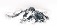 Картина на холсте Горы черно-белые 100x Арт Фемелі Картина на холсте Горы черно-белые 100x Арт Фемелі