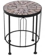 Підставка для квітів одинарна метал мозаїка круг M JF232310-2-2 250x300 см бежевий