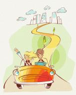 Картина по номерам Чувства. Путешествие 10255-AC 30х38 см ART CRAFT