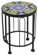 Подставка для цветов одинарная металл мозаика круг S JF232310-1-3 200x250 см синий