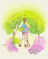 Картина по номерам Чувства. Прогулка 10256-AC 30х38 см ART CRAFT