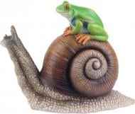 Фігурка декоративна Равлик з Жабою 24х12х18 см