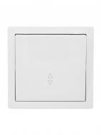 Выключатель проходной одноклавишный Lezard LETO без подсветки белый 752-0200-105