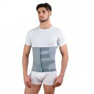 Бандаж для живота післяопераційний та післяпологовий еластичний (широкий) Алком 2023 р. 5 сірий