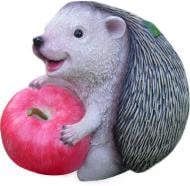 Фігурка декоративна Їжак з яблуком 14х21х19 см