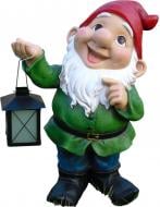 Фігурка декоративна Гном з ліхтарем 26х17х36 см