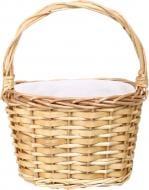 Корзинка плетеная с текстилем 23х15х16/30 см RL24-55T-3