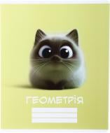 Зошит шкільний тематичний 36 аркушів клітинка Геометрія Nota Bene