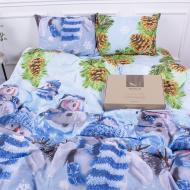 Комплект постельного белья 2х160х220 см Ranforce Elite Бязь 17-0266 Snowman мультиколор MirSon