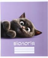 Зошит шкільний тематичний 36 аркушів клітинка Біологія Nota Bene