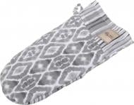 Прихватка-рукавиця Ромби 15x29 см сірий La Nuit