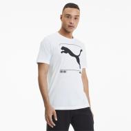 Футболка Puma Nu-tility Graphic Tee 58155202 р.S белый
