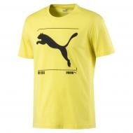 Футболка Puma Nu-tility Graphic Tee 58155227 р.S желтый