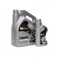 Моторное масло минеральное V8 Mustang СF-4/SF 15W-40 1 л (70801)