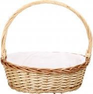 Корзинка плетеная с текстилем 46х36х16/42 см RL24-23T-1