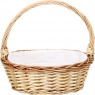 Корзинка плетеная с текстилем 26х20х10/26 см RL24-23T-4