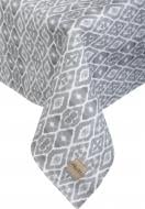 Скатертина Ромби 120x140 см сірий La Nuit